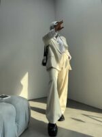کت لینن طرح جیب کد 120231 - تصویر 9