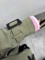 کت کمربندی کوتاه کد 120233 - تصویر 10