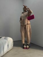 ست شومیز و شلوار پنبه ای کد 160470 - تصویر 3