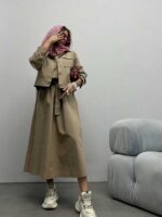 پیراهن شومیزدار کد 240121 - تصویر 6
