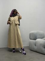 پیراهن شومیزدار کد 240121 - تصویر 2