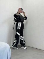 ست نیم تنه و شلوار گت دار کد 160504 - تصویر 3