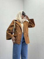 کت لینن 2 دکمه کد 120260 - تصویر 9