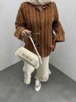 شومیز رودوخت کد 220356 - تصویر 2
