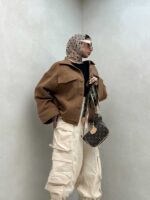 شومیز طرح جیب 6 دکمه کد 220350 - تصویر 7