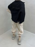 شومیز طرح جیب 6 دکمه کد 220350 - تصویر 5