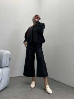 ست مانتو و شلوار طرحدار کد 160525 - تصویر 8