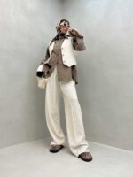 شلوار لینن کد 101293 - تصویر 5