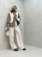 شلوار لینن کد 101293 - تصویر 3