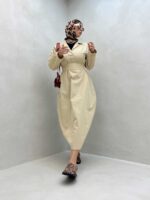 پیراهن کمربنددار کد 240126 - تصویر 4