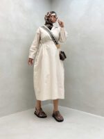 پیراهن کمربنددار کد 240126 - تصویر 8