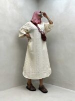 پیراهن طرح دوخت کد 240132 - تصویر 4