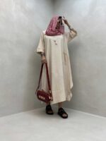 پیراهن بلند تک جیب کد 240131 - تصویر 5