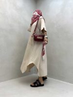 پیراهن بلند تک جیب کد 240131 - تصویر 6