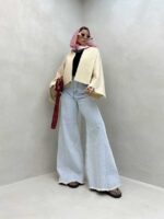 مانتو یقه پهن کد 120275 - تصویر 8