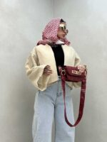 مانتو یقه پهن کد 120275 - تصویر 5