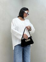 مانتو آستین نواردار کد 120276 - تصویر 4