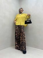 شومیز طرح جیب کد 220372 - تصویر 9