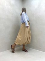 دامن لینن کد 101174 - تصویر 2