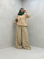 شومیز آستین دکمه کد 220379 - تصویر 12