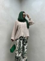 شومیز وال 2 جیب کد 220381 - تصویر 13