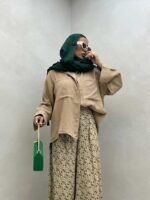 شومیز وال 2 جیب کد 220381 - تصویر 7