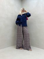 شومیز وال 2 جیب کد 220381 - تصویر 2