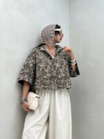 شومیز قیطونی کد 220384 - تصویر 7