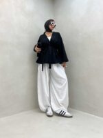 مانتو یقه هفت کد 120280 - تصویر 10
