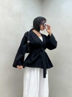 مانتو یقه هفت کد 120280 - تصویر 9