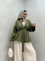 مانتو یقه هفت کد 120280 - تصویر 5