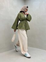 مانتو یقه هفت کد 120280 - تصویر 6