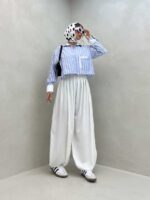 شومیز نیم تنه کد 220383 - تصویر 5