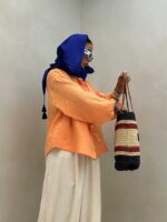 شومیز پاپیونی کد 220389 - تصویر 9