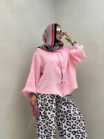 شومیز پاپیونی کد 220389 - تصویر 15
