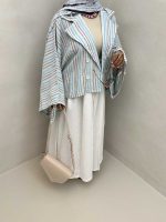 شومیز 4 دکمه OVER کد 220386 - تصویر 3