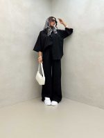 ست شومیز و شلوار ینزی 160545 - تصویر 5