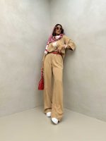 ست شومیز و شلوار ینزی 160545 - تصویر 3