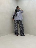 شومیز 2 جیب گت دار کد 220396 - تصویر 11