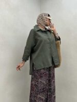شومیز آستین 2 دکمه کد 220397