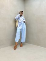 شومیز آبرنگی کد 220392 - تصویر 7