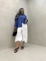 شومیز تک جیب کد 220398