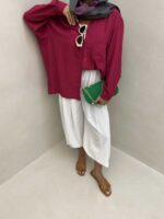 شومیز تک جیب کد 220398 - تصویر 4