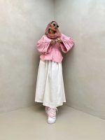 شومیز کمرکش کد 220417 - تصویر 10