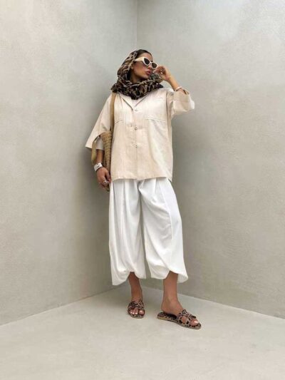 شومیز جیب رودوخت کد 220400