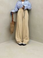 شلوار بگ لینن کد 101360 - تصویر 2