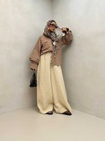 شومیز آستین 3 پیله کد 220385 - تصویر 7