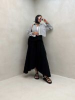 شومیز نیم تنه راه راه کد 220402 - تصویر 5
