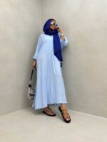 پیراهن یقه کوبایی کد 240137