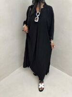 پیراهن یقه کوبایی کد 240137 - تصویر 10